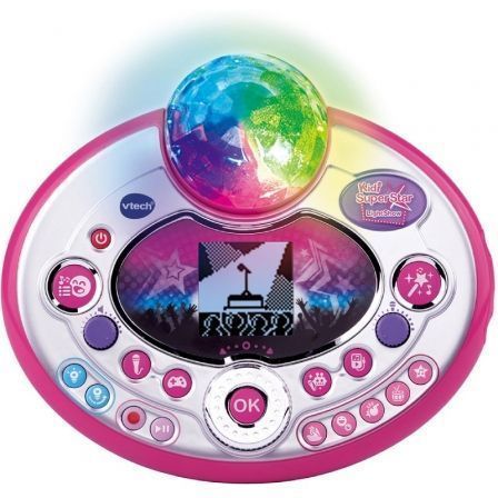 V-TECH Kidi SuperStar LightShow Micrófono Karaoke 9 en 1 Rosa V-TECH Kidi SuperStar LightShow Micrófono Karaoke 9 en 1 Rosa